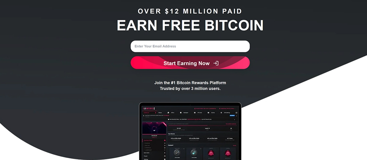 Earn Real Free Bitcoin