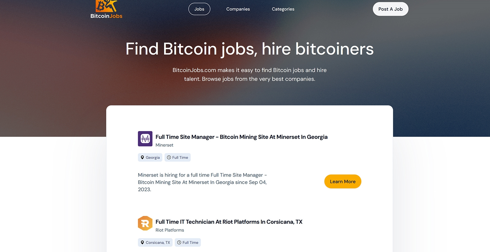 bitcoin jobs