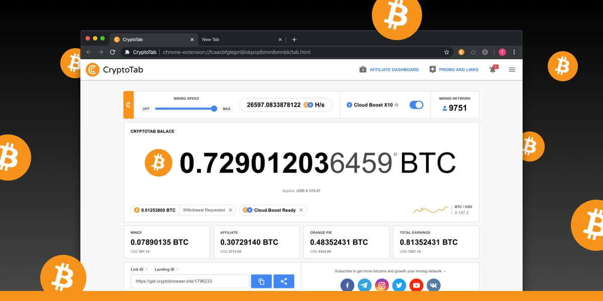 crypto mining browser