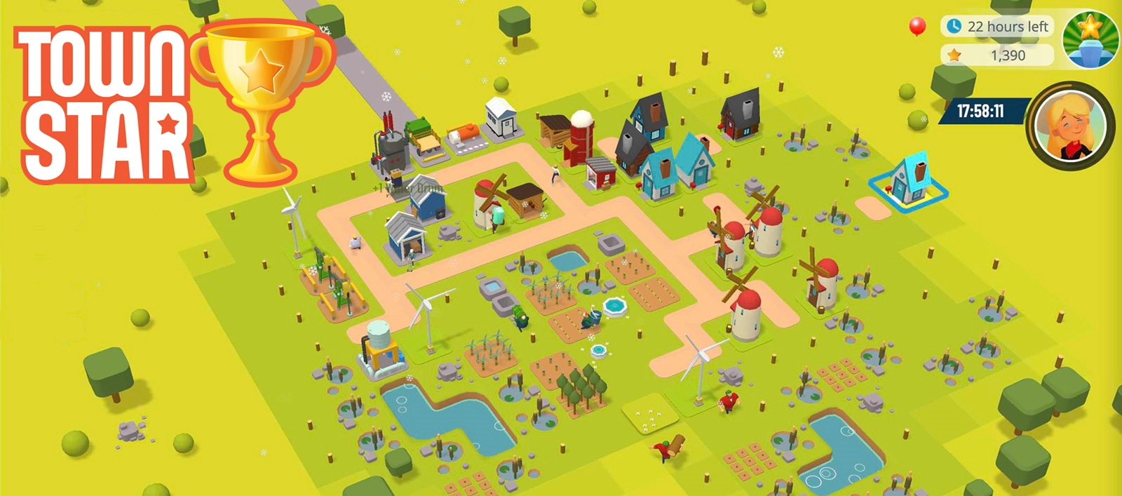town star play to earn