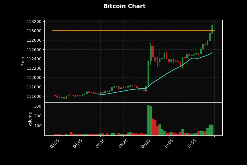 just in bitcoin hits 113 000